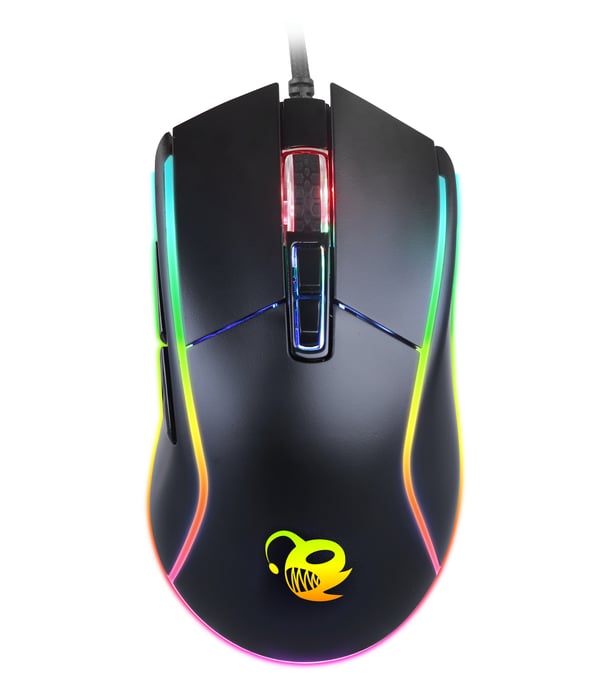 Deep Gaming DeepDarth mus Spil Højre hånd USB Type-A Optisk 6400 dpi