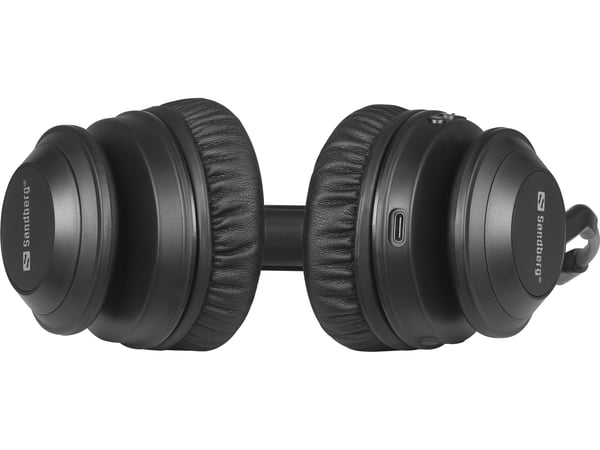 Sandberg 126-45 kuulokkeet ja kuulokemikrofoni Langaton Pääpanta Musiikki/Päivittäin Bluetooth Musta