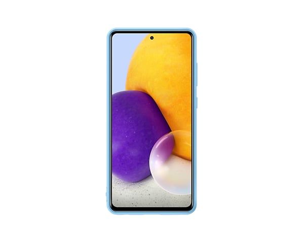 Samsung A72 Silicone Cover Blue mobiltelefon etui 17 cm (6.7") Blå
