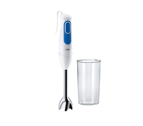Braun MQ 3000 WH Smoothie+ 0,6 L Nedsænkning blender 700 W Blå, Hvid