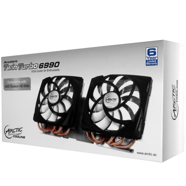 ARCTIC Accelero Twin Turbo 6990 Grafikkort Køler 9,2 cm Sort