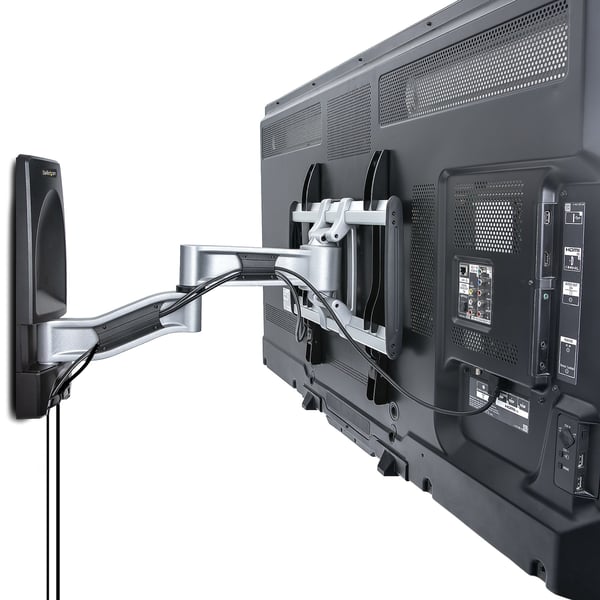 StarTech.com TV-WALL-MOUNT-65FS TV-kiinnike 165,1 cm (65") Musta, Hopea