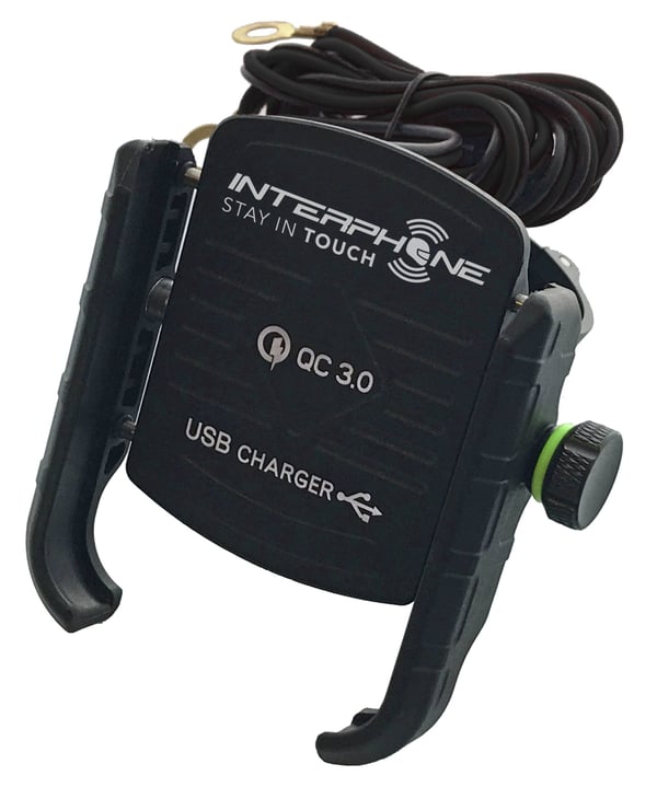 Interphone SMMOTOCRABUSB holder Passiv holder Mobiltelefon/Smartphone Sort