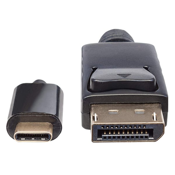 Manhattan 152464 videokaapeli-adapteri 2 m USB Type-C DisplayPort Musta