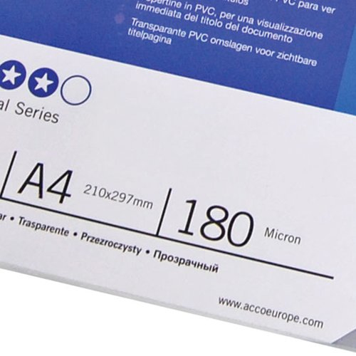 GBC Indbindingsomslag Super HiClear A4 200 micron