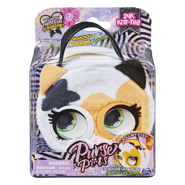 Purse Pets BAG MicroKittyS2 OC GML Beige, Sort, Hvid Dreng/Pige Håndtaske