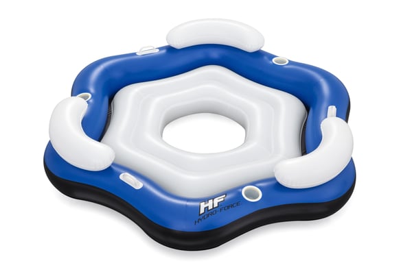 Bestway 43111 pool- och badmadrass Blå, Vit Mönstrad Vinyl Flytande ö