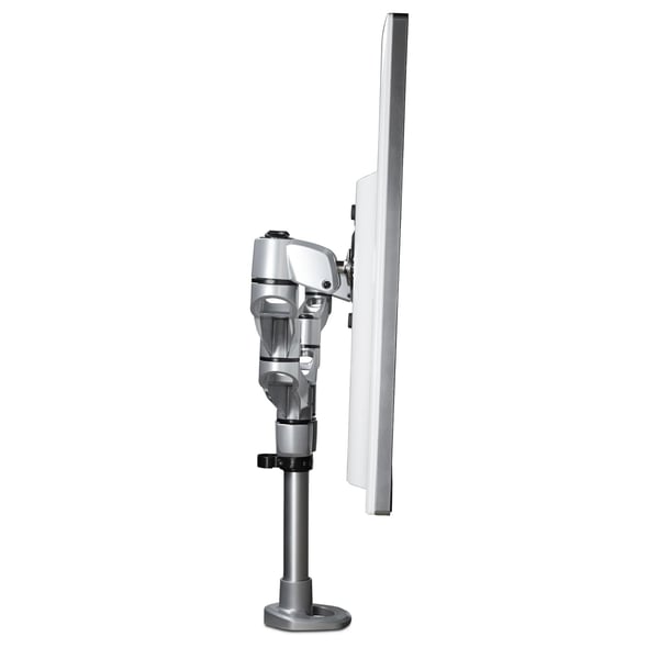StarTech.com ARMDUALPS skærmbeslag og -stativer 68,6 cm (27") Skrivebord Sølv