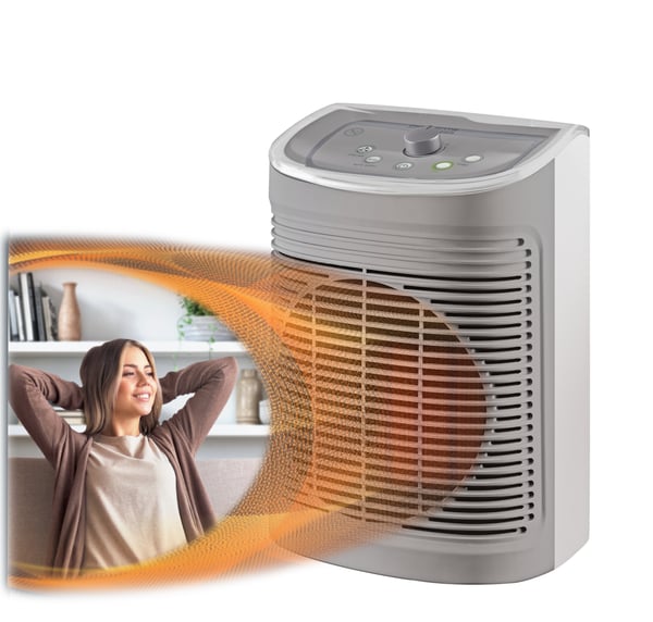 Rowenta Instant Comfort SO6520 Indendørs Grå 2400 W Blæser med elektrisk områdevarmer