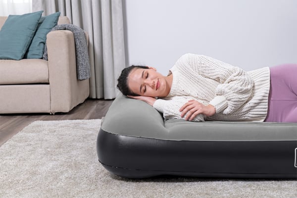 Bestway 67464 / 23 luftmadrass Dubbelmadrass Svart, Grå Unisex