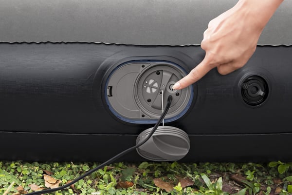 Bestway 671BS luftmadras Dobbelt madras Sort, Grå