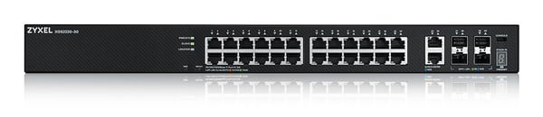 ZyXEL XGS2220 Series XGS2220-30 - Switch - L3-adgang, NebulaFLEX Cloud - administreret - 24 x Gigabit Ethe