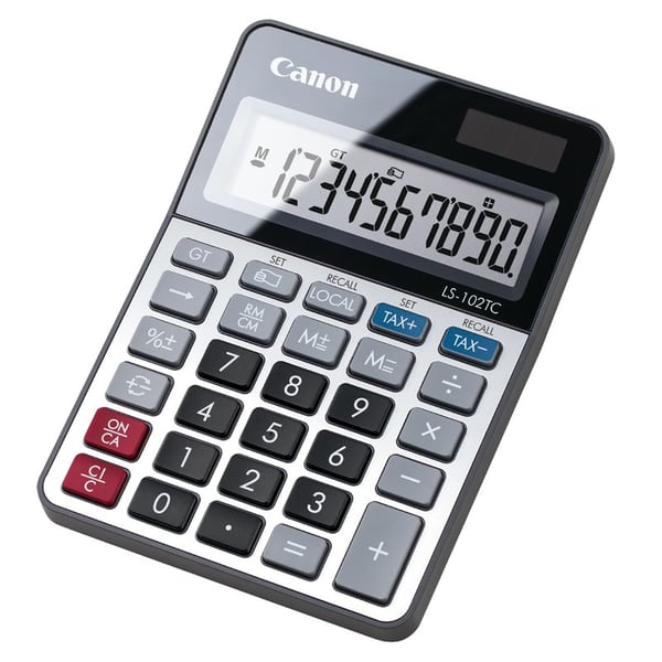 Canon LS-102 TC laskin Työpöytä Perus Musta, Metallinen