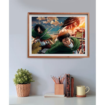 Clementoni Attack on Titan Pussel 500 styck Serietidning