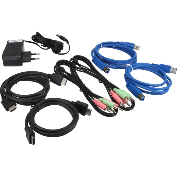 InLine 62622I KVM-switchar Svart