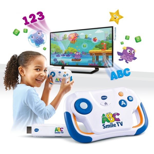 VTech ABC SMILE TV (MA PREMIÈRE CONSOLE TV ÉDUCATIVE) Bärbar dator för barn