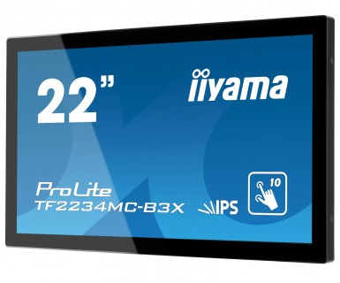 iiyama ProLite TF2234MC computerskærm 54,6 cm (21.5") 1920 x 1080 pixel Fuld HD LED Berøringsskærm Multibruger Sort