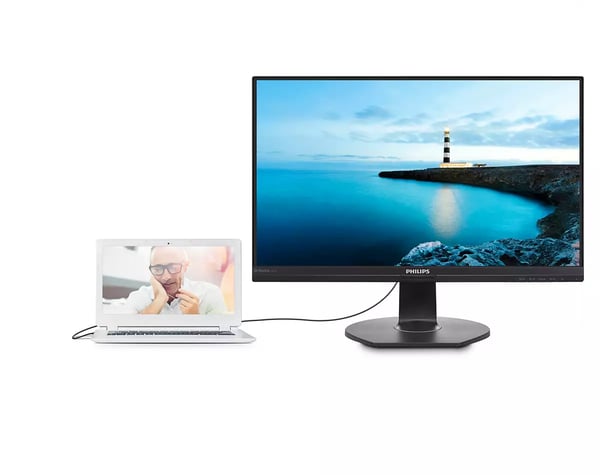 Philips B Line FHD LCD-skærm med USB-C-dock 241B7QUPBEB/00