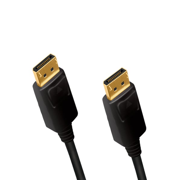 LogiLink CD0101 DisplayPort-kaapeli 2 m Musta