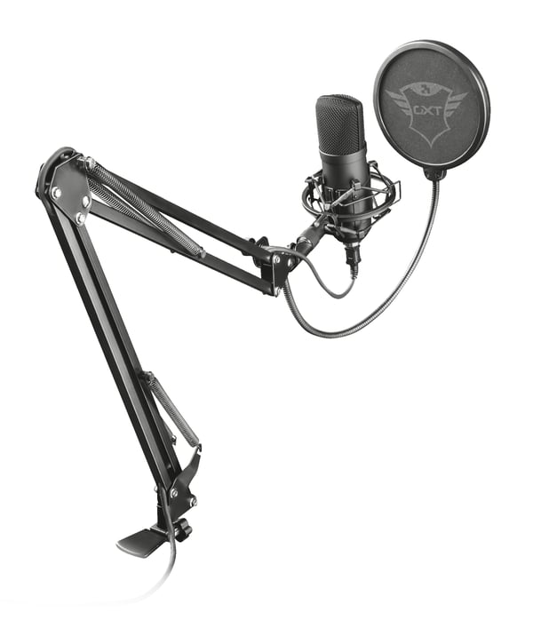 Trust GXT 252+ Emita Plus Musta Studiomikrofoni Trust GXT 252+ Emita Plus Musta Studiomikrofoni