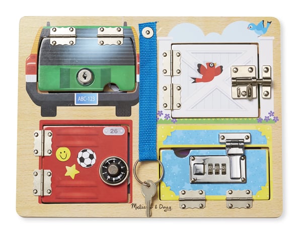 Melissa & Doug Lock And Latch Board