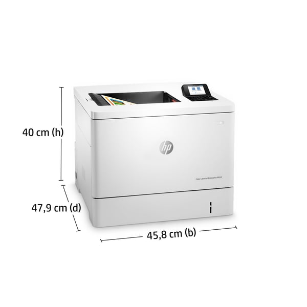 HP LaserJet Enterprise M554dn - Skrivare - Färg - Duplex - Laser - A4/Legal - 1200 x 1200 dpi - upp till