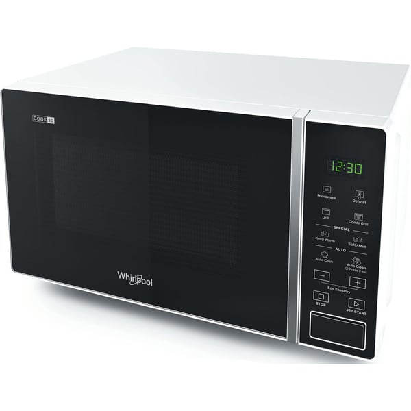 Whirlpool Cook20 MWP 203 W Valkoinen Grillimikroaaltouuni Pöytämalli 20 L 700 W
