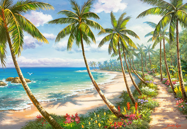 Castorland Pathway to Paradise 1000 pcs Puslespil 1000 stk Landskab