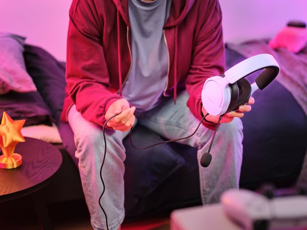 Trust GXT 489P FAYZO Kuulokkeet Langallinen Pääpanta Pelaaminen Musta, Purppura