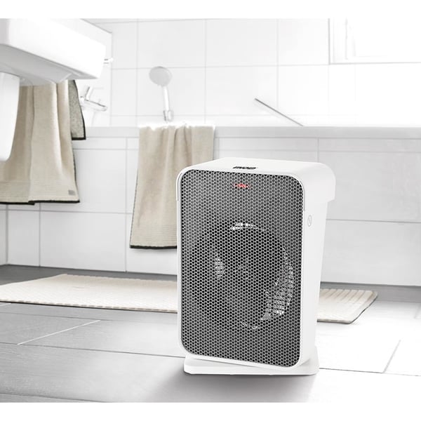 Unold 86450 elektrisk rumsvärmare inomhus Grå, Vit 2000 W Elektrisk värmefläkt