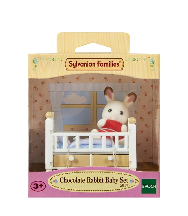 Sylvanian Families Sæt til Baby Chokoladekanin (babyseng)