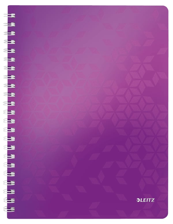 Leitz Notesblok WOW PP A4 kvadreret 80 gram 80 ark