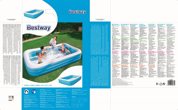 Bestway 54009 Barnpool Uppblåsbar pool