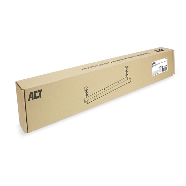 ACT AC8376 kabelrännor Rakt kabelfack Svart