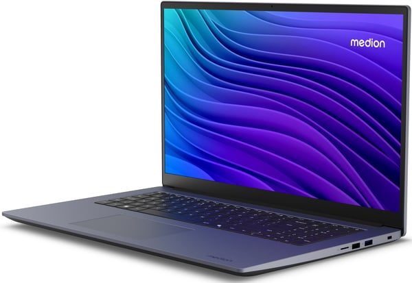 MEDION Avantum 17 E1e MD600034 Intel® N N100 Laptop 43,9 cm (17.3") Fuld HD 8 GB DDR4-SDRAM 128 GB SSD Wi-Fi 5 (802.11ac) Windows 11 Home in S mode Grå