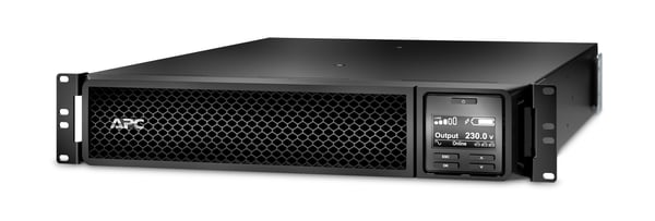 APC SRT2200RMXLI-NC UPS-enhed Dobbeltkonvertering (online) 2,2 kVA 1980 W 12 AC stikkontakt(er)