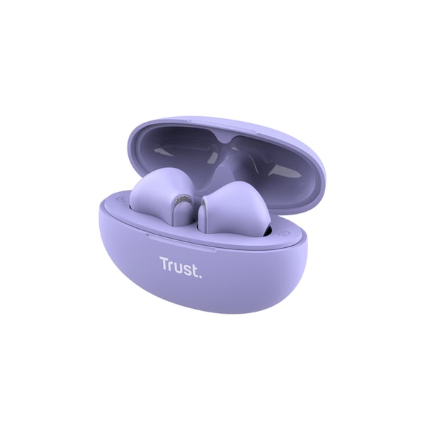 Trust Yavi Kuulokkeet True Wireless Stereo (TWS) In-ear Puhelut/Musiikki USB Type-C Bluetooth Purppura