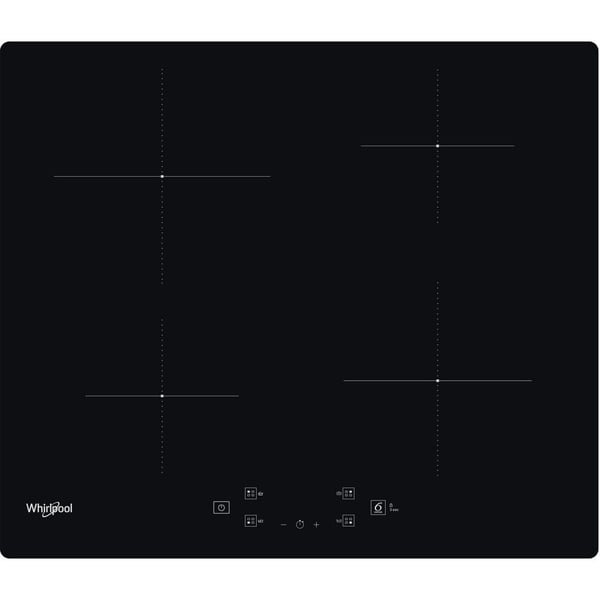 Whirlpool WS Q2160 NE Svart Inbyggd 59 cm Induktionshäll med zon 4 zone(s)