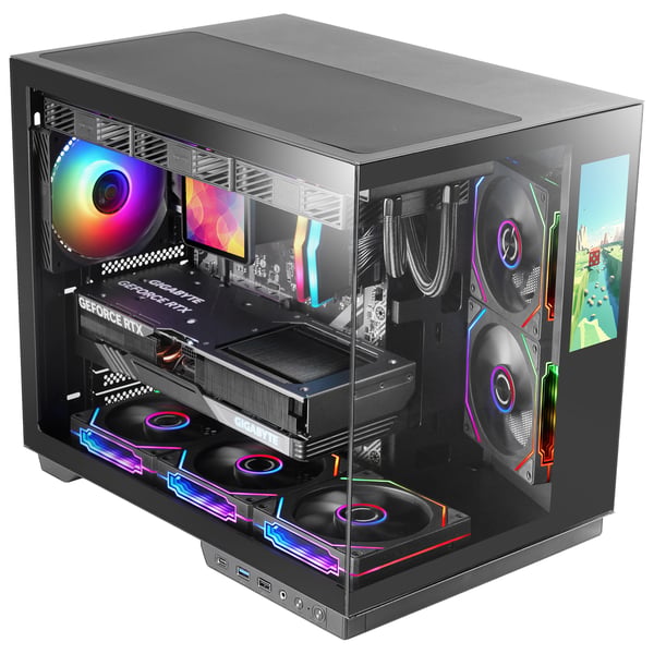 Mars Gaming MCMIRAGE datorväskor Midi Tower Svart