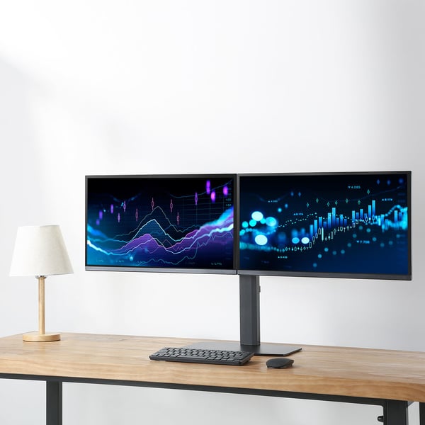 ACT AC8332 skærmbeslag og -stativer 68,6 cm (27") Skrivebord Sort
