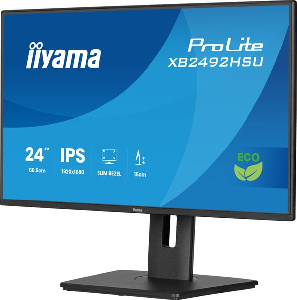 iiyama ProLite XB2492HSU-B1 computerskærm 60,5 cm (23.8") 1920 x 1080 pixel Fuld HD LED Sort