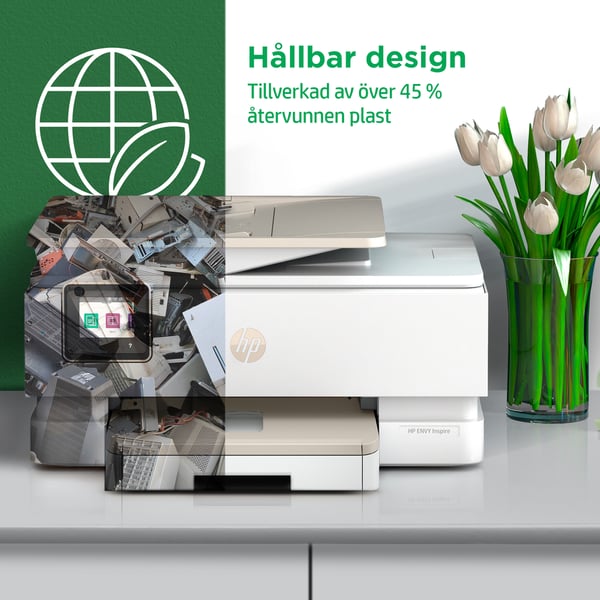 HP ENVY Inspire 7920e Trådlöst All-in-One Färg Skrivare, Instant Ink; Kopiator och skanner