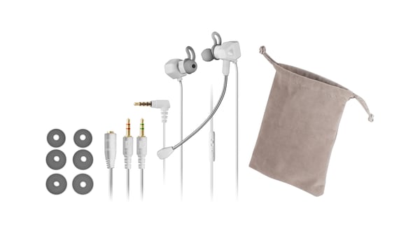 Mars Gaming MIHXW hörlur och headset Kabel I öra Spela Vit