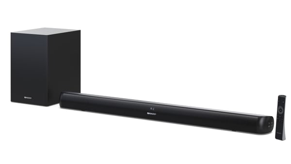 Sharp HT-SBW202 soundbar-kaiutin Musta 2.1 kanavaa 100 W