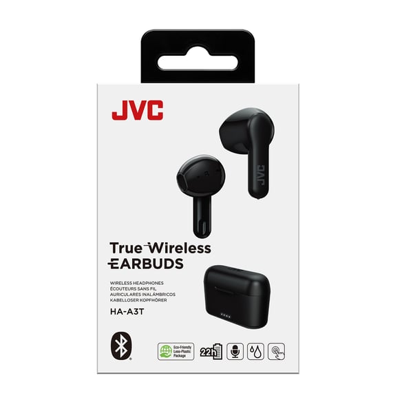JVC HA-A3T Kuulokkeet True Wireless Stereo (TWS) In-ear Puhelut/Musiikki Bluetooth Musta