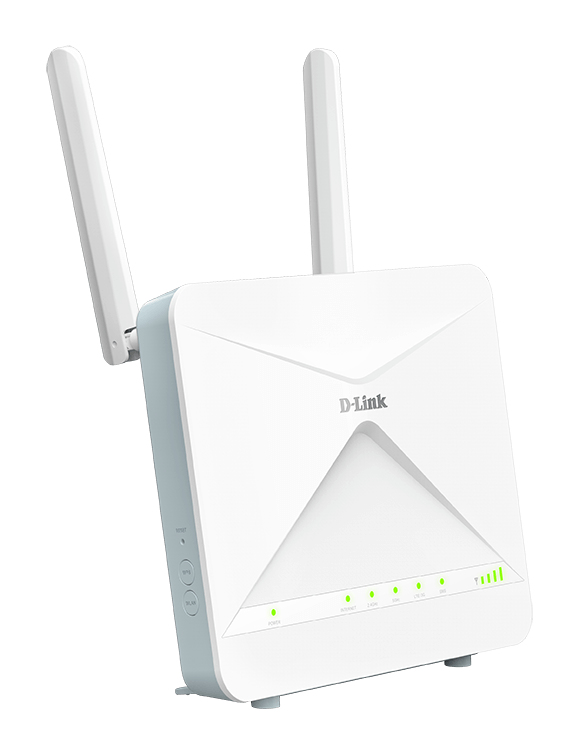 D-Link G415/E trådløs router Gigabit Ethernet Dual-band (2,4 GHz / 5 GHz) 4G Blå, Hvid