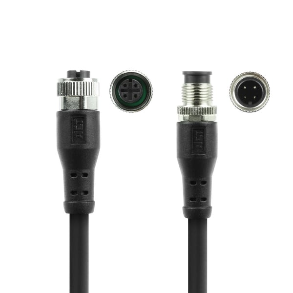 ACT SC3401 sensor- och aktuatorkabel 5 m M12 Svart