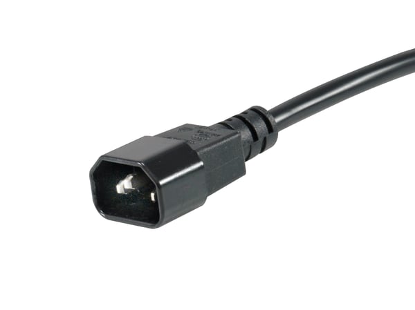 Equip 333286 strømforsyningsenhed (PDU) 8 AC stikkontakt(er) 1U Sort