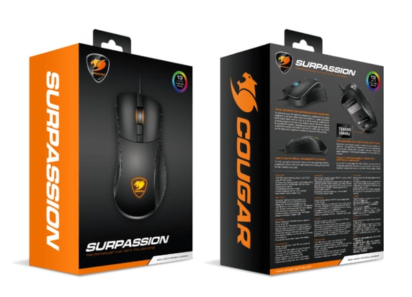 COUGAR Surpassion mus Spil USB Type-A Optisk 7200 dpi