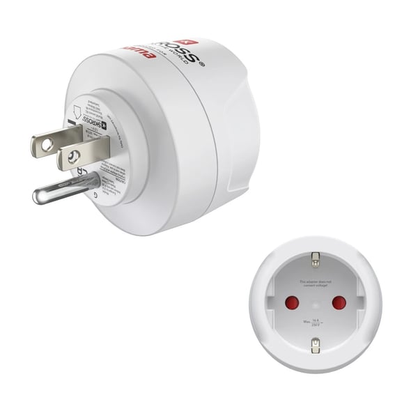 Hama 00223485 strømstik adapter Type B Type C (Europlug)+Type F Hvid Hama 00223485 strømstik adapter Type B Type C (Europlug)+Type F Hvid